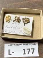 Vintage Rockefeller Political Pins