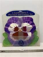 Garden Party Placemat & Coaster Set