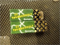 (2) Rem. 22Cal. Thunderbolt LR Bullets-100 Total