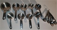 Measuring cups and spoons.