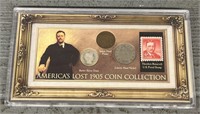 America’s Lost 1906 Coin Collection w/ Stamp