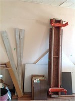 scaffolding W/no legs over 8' long, misc wood