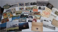 Misc Lot-Postcards & Local Advertisements