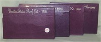 (4) U.S. Proof Sets Includes 1984, 87, 88 and 90.