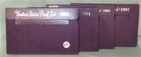 (4) U.S. Proof Sets Includes 1984, 85, 87 and 88.