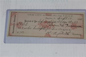 An 1893 Receipt