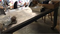 Stainless Steel Table on Wheels - 5 Feet