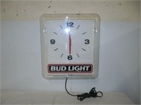 BUD LIGHT CLOCK/LIGHT