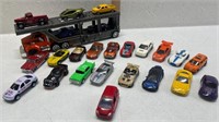 Hot wheels and other toy cars- lot of 24