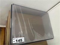 4 Boxes x 2 Clear Plastic Display Bins