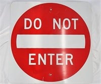 Square Do Not Enter Road Sign