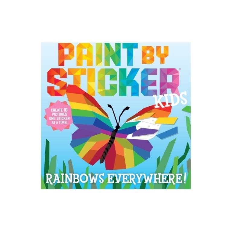 SM5388  Workman Rainbow Paint Stickers, Paperback