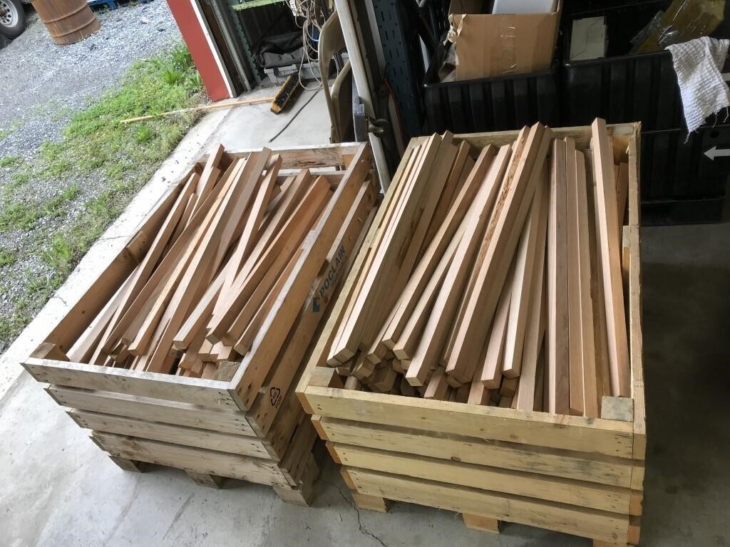 500+ Pcs Wood Oak Lumber 1-1/4" x 3ft+/-