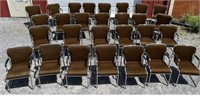 24 Chairs MCM Shelby Williams  Arm Chairs