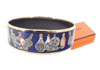 Hermes Enamel Pottery Bangle Bracelet