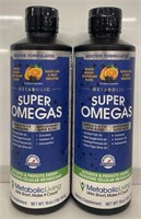 2 PIECES OF 454G METABOLIC SUPER OMEGAS BB: