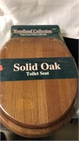 Solid Oak toilet seat