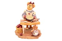 A Boyds Bear Figurine - "Made with Love"