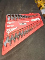 Milwaukee 15pc Ratcheting Combination Wrench Set