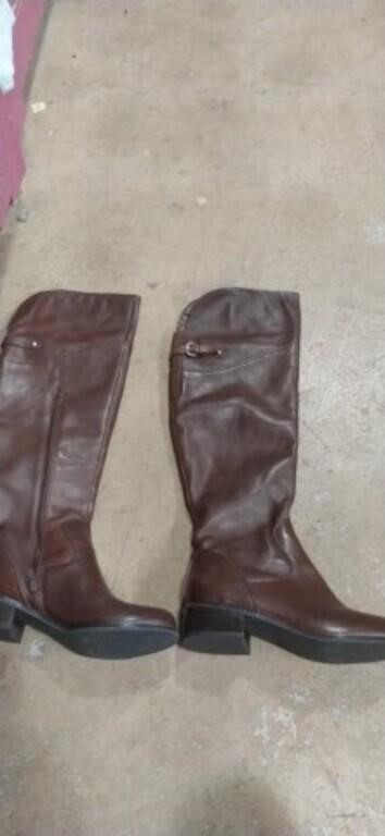 Matisse brown Leather riding  boots