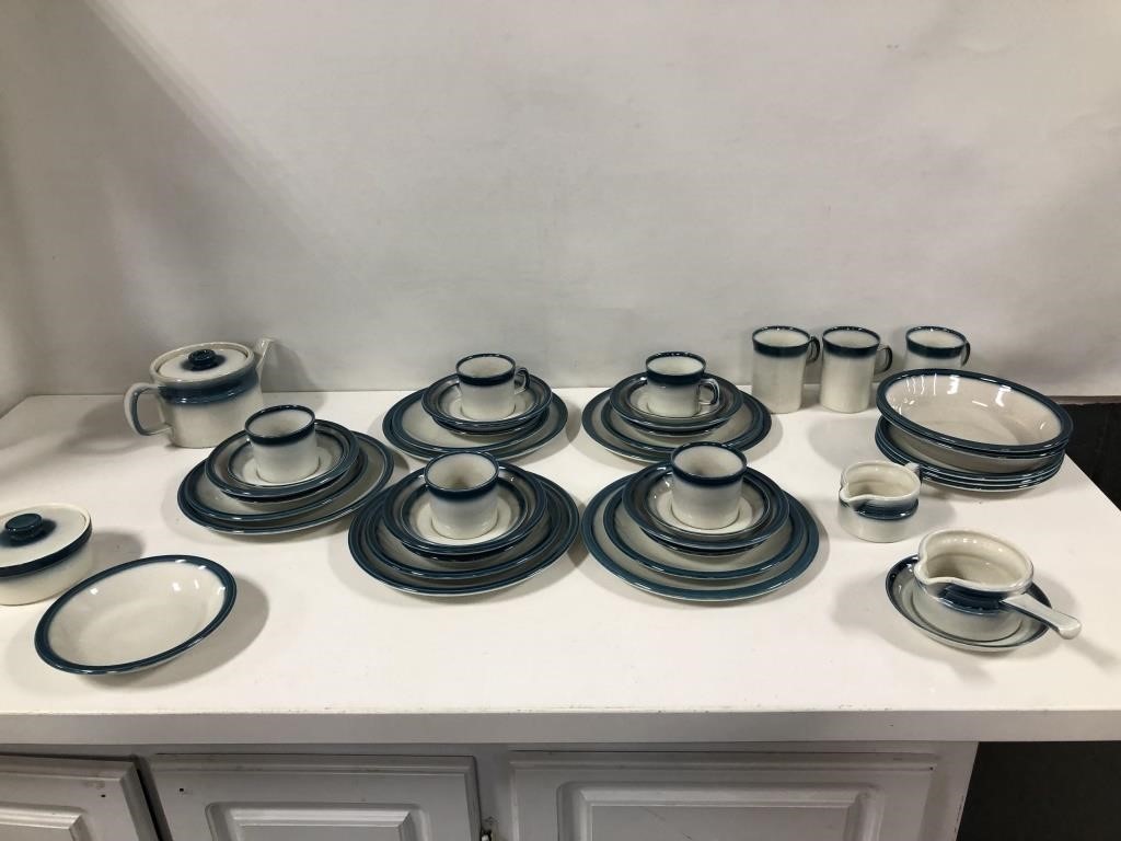 44PCS OF BLUE PACIFIC WEDGWOOD