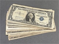 (16) $1.00 Silver Certificate