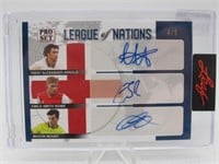 LEAGUE OF NATIONS ARNOLD-ROWE-MOUNT LEAF CARD