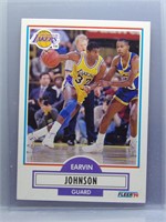 Earving Magic Johnson 1990 Fleer