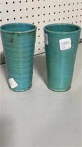 Pr. Shearwater Turquoise Goblets