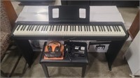 ROLAND FP-10 LEARNING KEYBOARD W BENCH AND