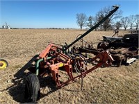 FOUR BOTTOM MASSEY FERGUSON PLOW, OPERATES