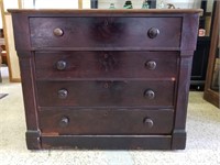 Antique Empire Mahogany Chester Drawers