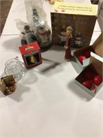 Christmas lot  candles brass and more