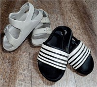 2 Pair of Toddler Child Sandals - Size 5C