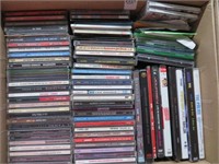 box of cds & dvds