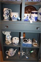 Assorted Collectibles Include Oriental Sake Set