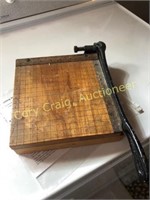 Old Ingento paper cutter