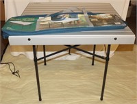 32" Roll Top Camping Table: 32"x30"x27.5"