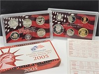 2005 US Mint Silver Proof Set