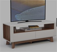 New - 47in. White TV Stand Media Entertainment