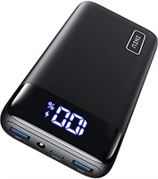 New - INIU Portable Charger, USB C 22.5W PD3.0