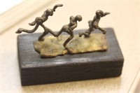 Signed FP Dancers(?) on Wood