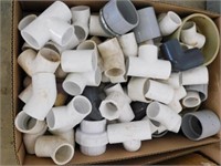 Box of 1" PVC fittings