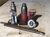 An SW tachometer and a pair of small bottle