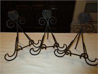 3 Cookbook Holders/ picture easels
