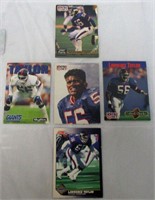 Sheet Of 5 Lawrence Taylor Football Cards