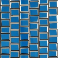 WF5333  Ivy Hill Tile Aiga Blue Glass Wall Tile, 1