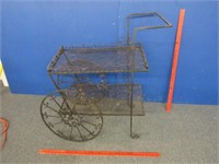 vintage metal flower cart (normal size)