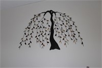 Large Metal Tree Wall Art 48" Wide
