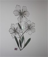 Metal Flower Wall Art